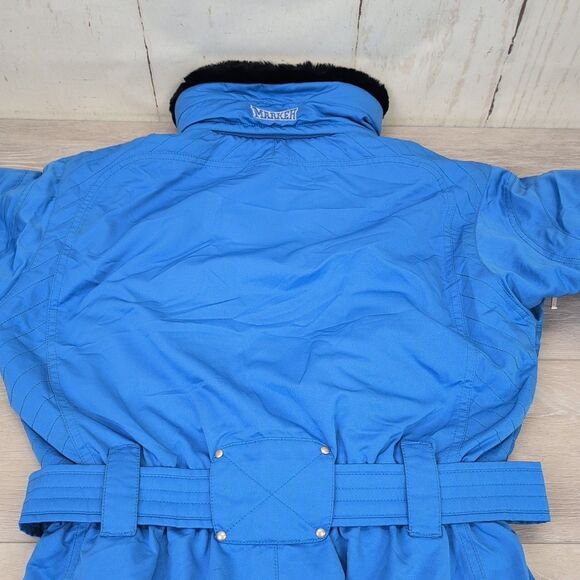 Marker Ski Suit One Piece Snowsuit Blue Womens Size 10 - Picture 15 of 16
